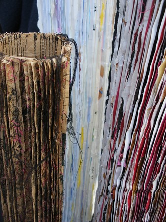textile art vases